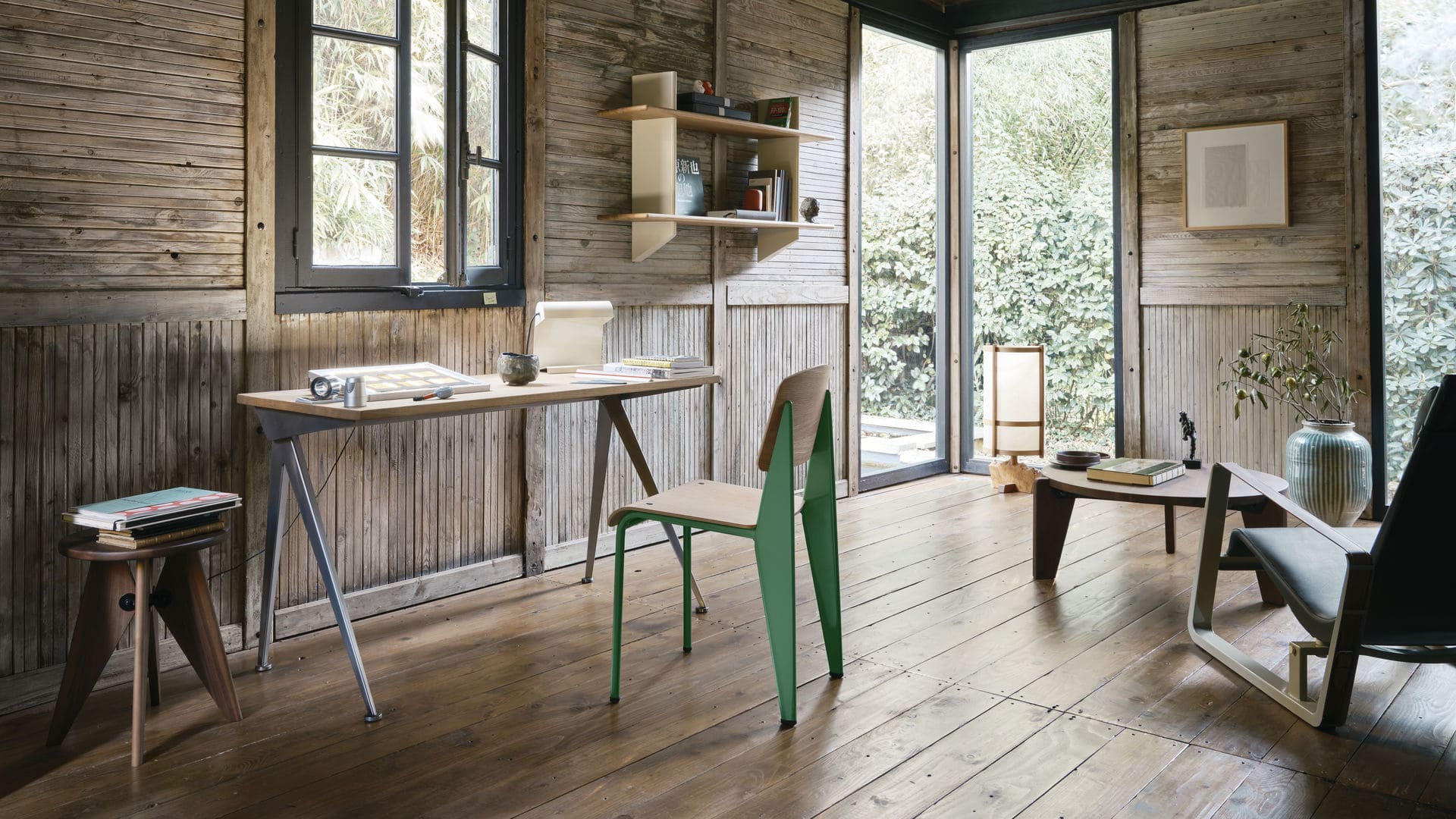 Vitra extends the Jean Prouvé Collection with a series of 4 new 