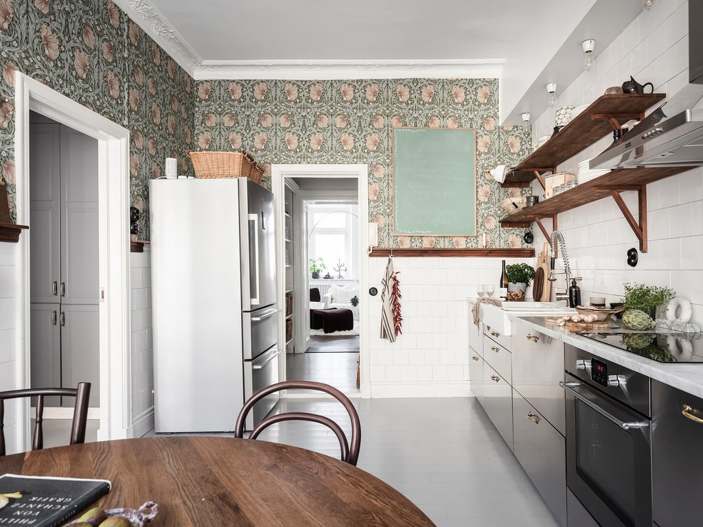 19 kitchen wallpaper ideas for modern interiors - COCO LAPINE ...