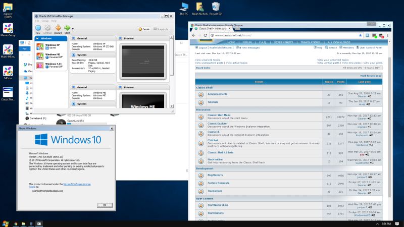 Classic Shell View Topic Creators Update Support - Desktop Geometric Textures for Desktop