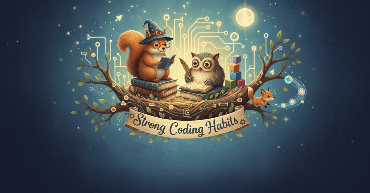 Professional developers don't just write good code. They also develop good coding habits that save time, reduce frustration, and improve debugging. Code-Adventure.com