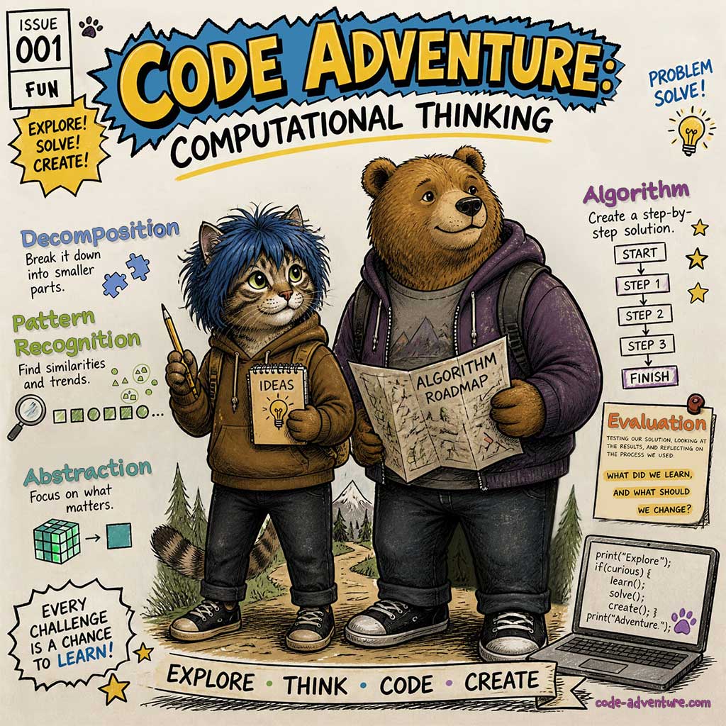 Code Adventure Comic: Computational Thinking