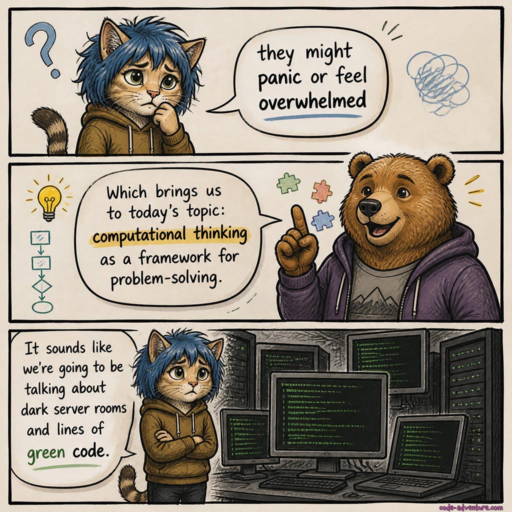 Code Adventure Comic: Computational Thinking