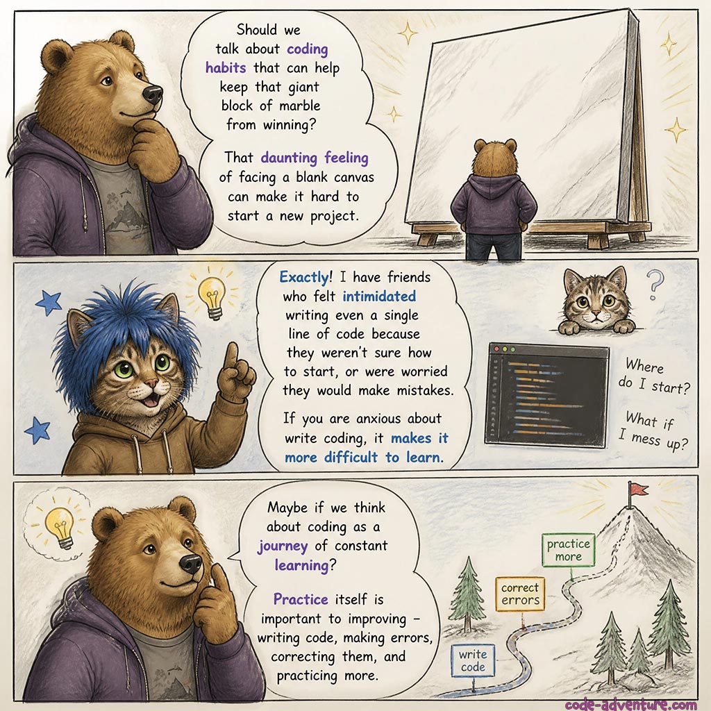 Code Adventure Comic: Build Strong Coding Habits
