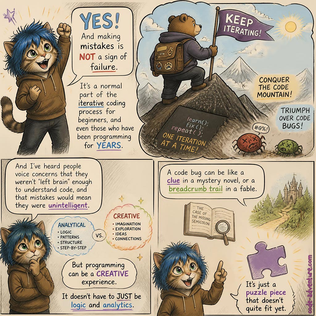 Code Adventure Comic: Build Strong Coding Habits