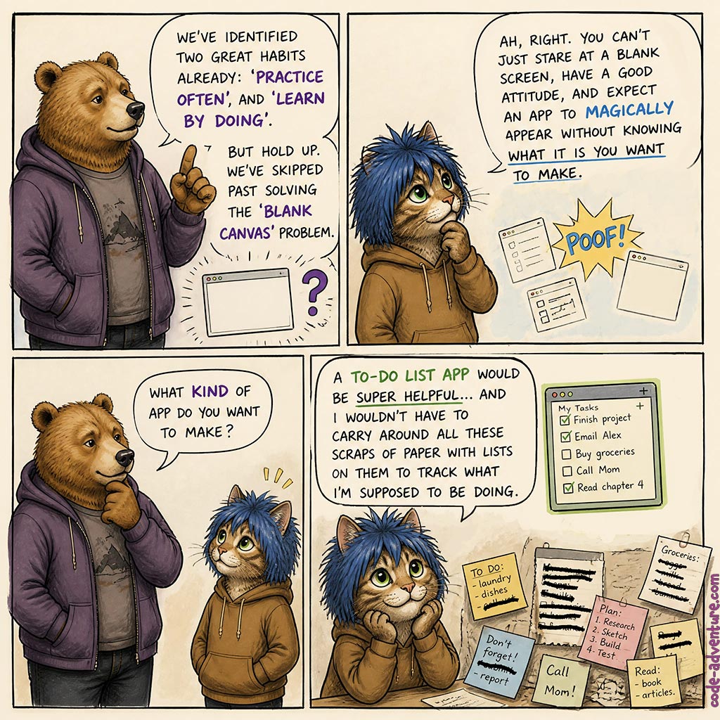 Code Adventure Comic: Build Strong Coding Habits