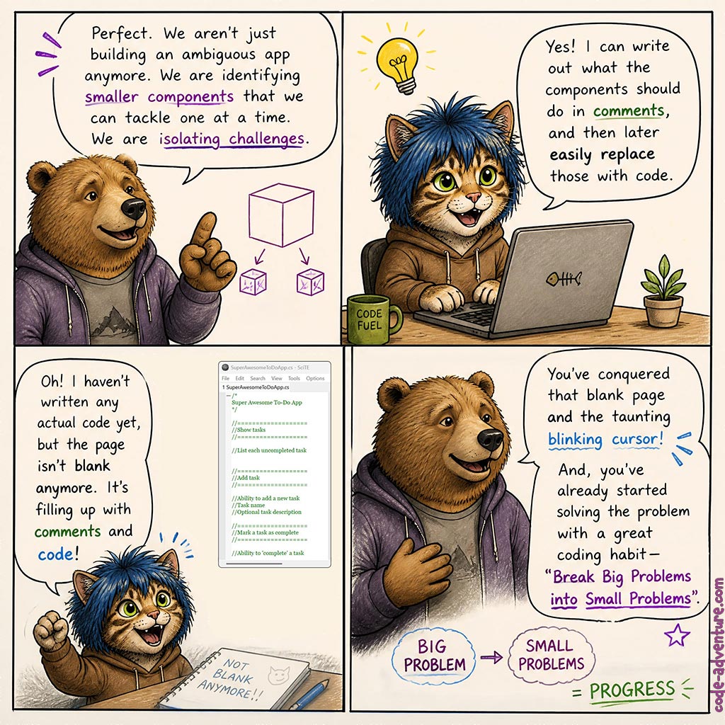 Code Adventure Comic: Build Strong Coding Habits