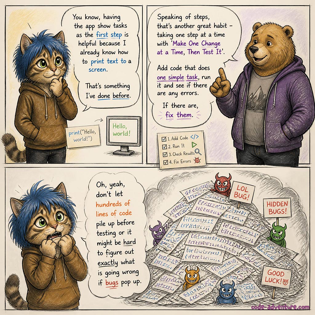 Code Adventure Comic: Build Strong Coding Habits