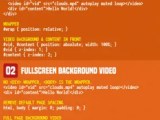 Responsive Background Video In Html Css Simple Examples