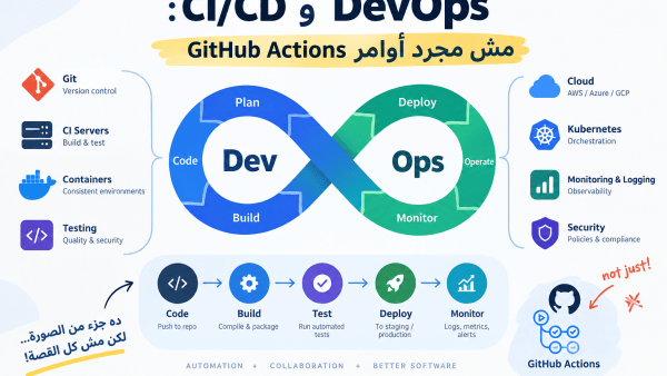 CI/CD وDevOps: مش مجرد أوامر GitHub Actions