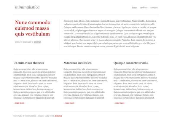 25-de-teme-XHTML-CSS-gratuite-Minimalistica