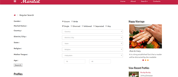 Er Diagram Of School Management System Free Download Project Report On Management System Project Documentation Java Php Asp Project Synopsis Source Code Matrimonial Website is a open source you can Download zip and edit as per you need.