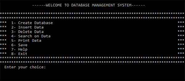 Student Database Management System C Project Code With C 18A C program for the management of student records.