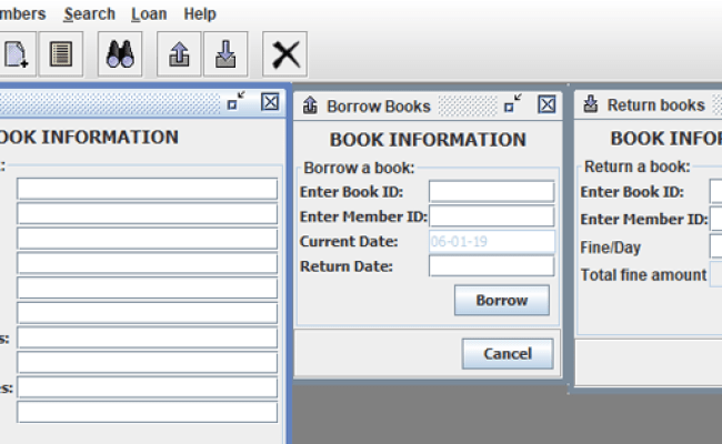 Simple Library Management System In JAVA With Source Code - Source Code ...
