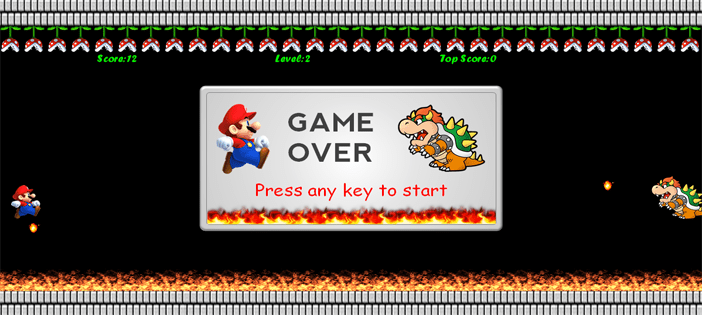 Import pygame · from math import pi · pygame.init() · # size variable is using for set screen size · size = 400, 300 · screen = pygame.display.set_mode(size) . Simple Mario Game In Python With Source Code Source Code Project