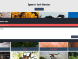 Speech Text Reader In Javascript With Source Code Source Code Projects