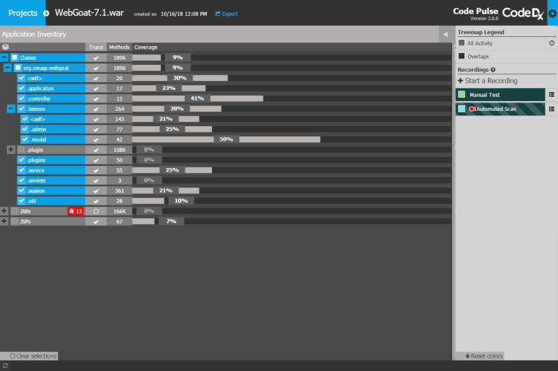 Code Pulse Real Time Code Coverage - Retina Minimal Images for Desktop