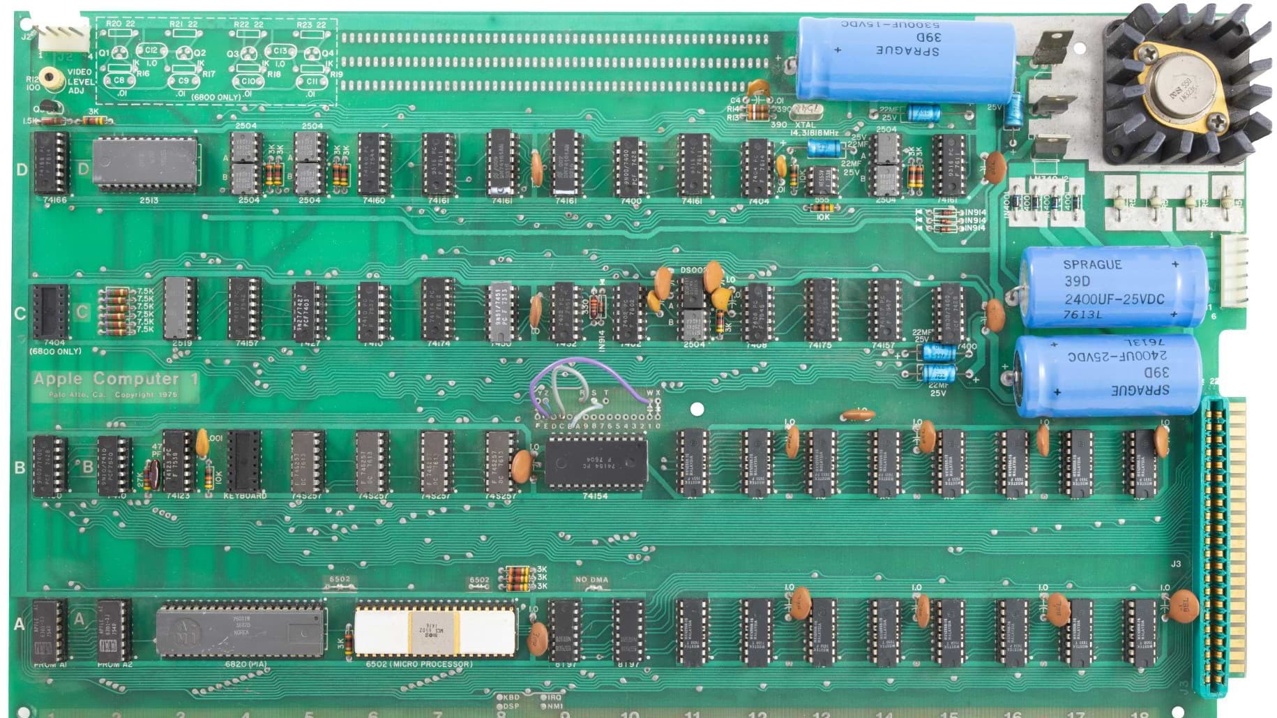 apple 1 computer board