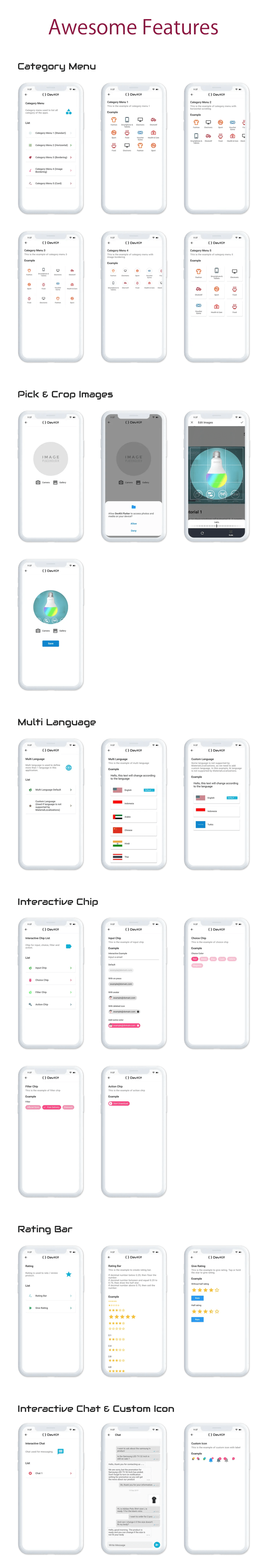 Devkit V17 1 3 Flutter Ui Kit Premium Scripts Plugins Mobile - Download Incredible Landscape Pattern | Ultra HD