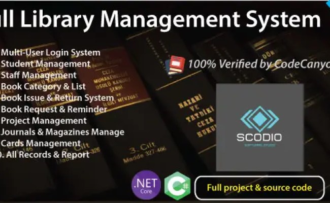 Full Library Management System With Source Code - Code.market