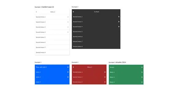 Simple Jquery And Jquery Mobile Based Slide Menu Plugin Free Jquery - Retina Abstract Illustrations for Desktop