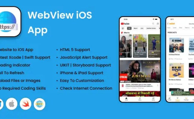 WebView IOS App - Convert Website To IOS Application - Code.market