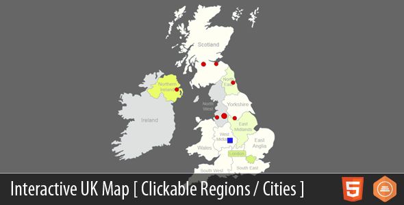 Interactive Us Map Clickable States Cities By Art101 Codecanyon - Download Ultra HD City Background | HD