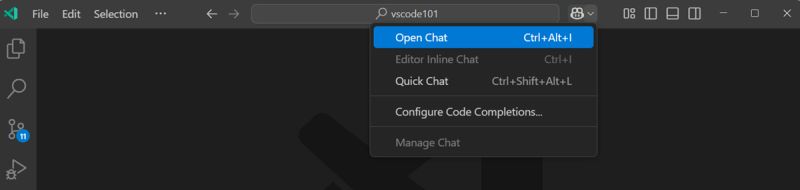 Getting Started With Copilot Chat In Vs Code - Download Premium Light Illustration | 4K