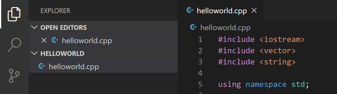 Get Started with C++ on Linux in Visual Studio Code (3) Get Started with C++ on Linux in Visual Studio Code (3)