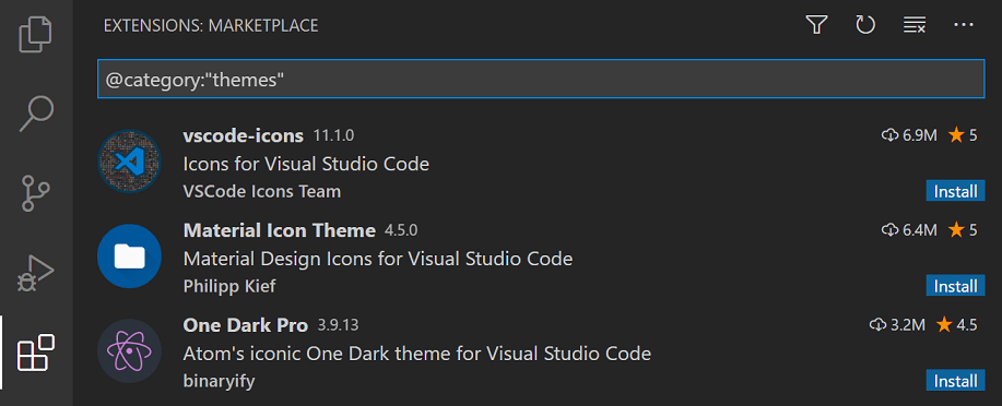 Visual Studio Code Themes (4) Visual Studio Code Themes (4)