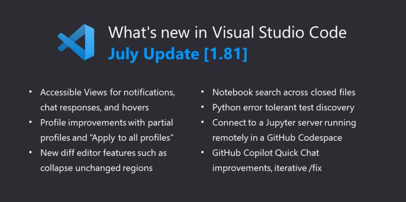 Visual Studio Code July 2023 Version 1 81 Opcdiary - Premium City Picture Gallery - HD