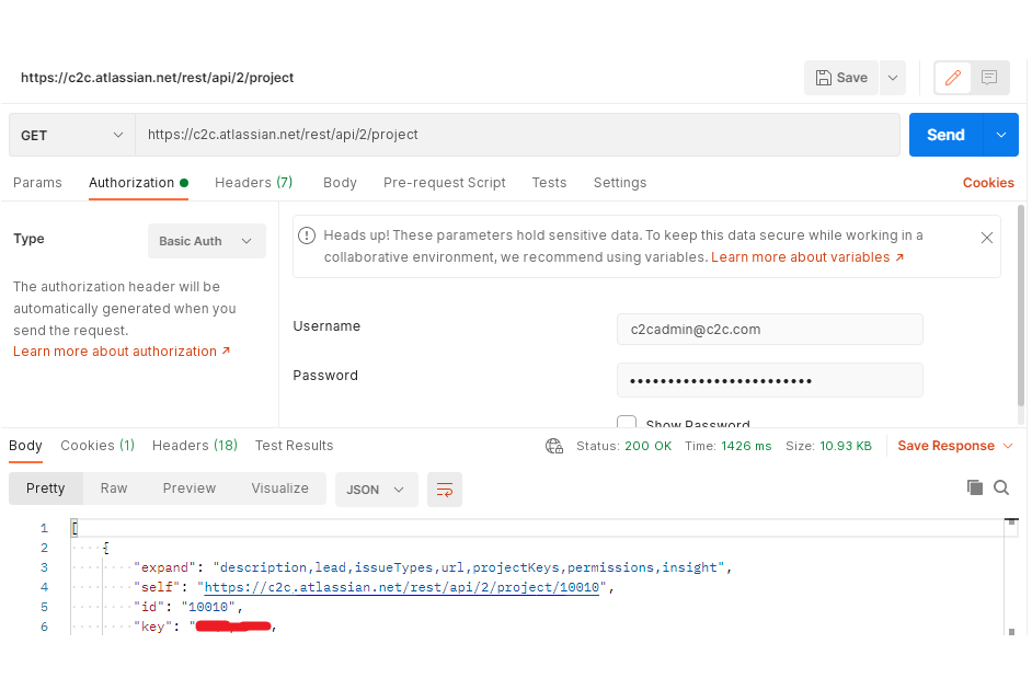 Create an api token · click create api token. Rest Api To Get All Jira Projects Postman Basic Auth Code2care