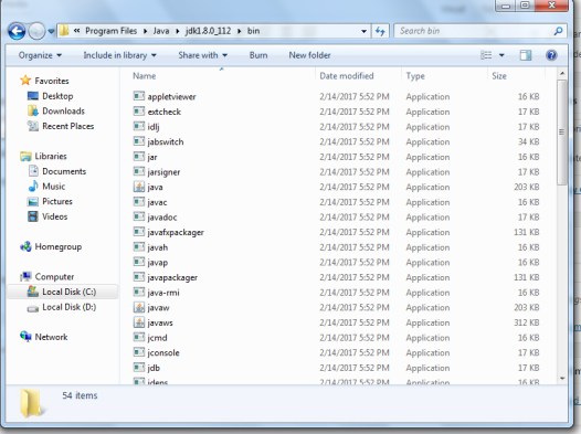 the way of bin folder - How to set Java path of various operating system