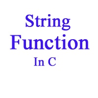  String function in C programming Language