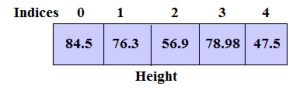 Single dimension Array in Cpp language