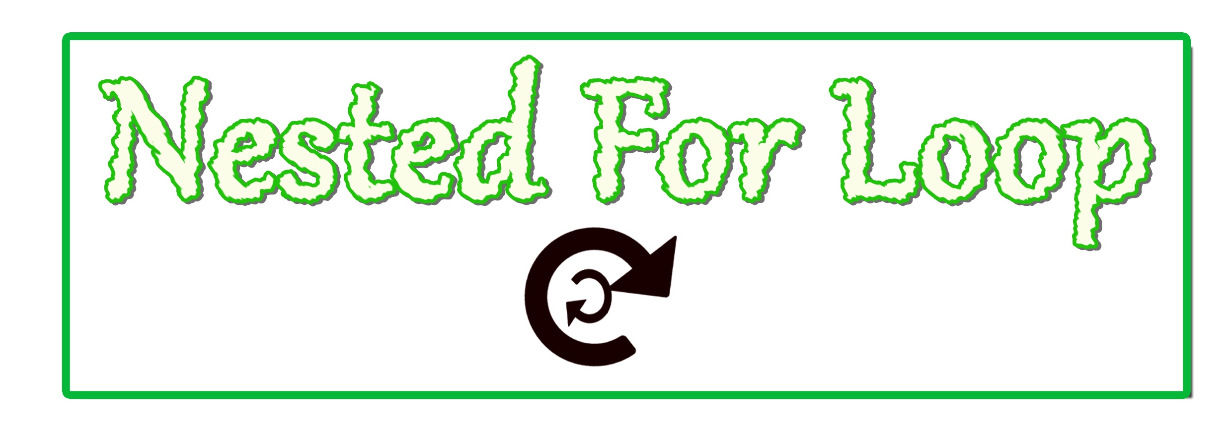 Nested for loop in Python programming language - Codeforcoding image.
