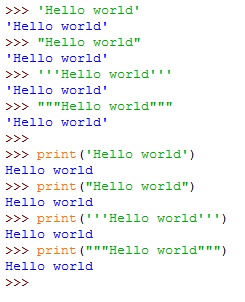 Hello world program in Python programming language - Codeforcoding