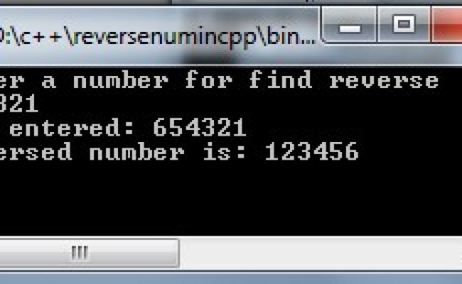 C++ Program To Reverse A Number Using Loops - Codeforcoding