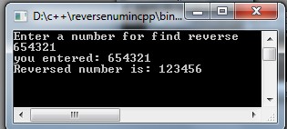 C++ program to reverse a number using loops - Codeforcoding
