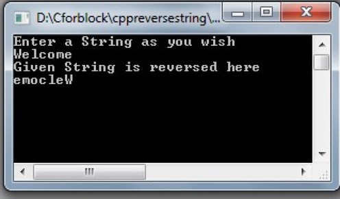 C++ program to create reverse of a string using loops - Codeforcoding