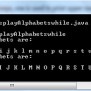 Program For Display Alphabets In Java Using ASCII Value - Codeforcoding