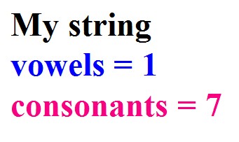 C++ program to count vowels and consonants in a string - Codeforcoding