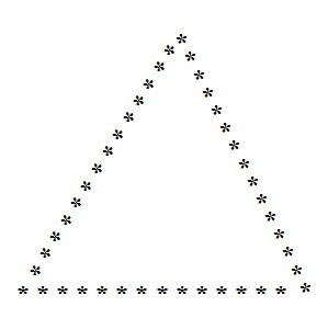 Hollow Pyramid Star Pattern In Java Language Code For Java C