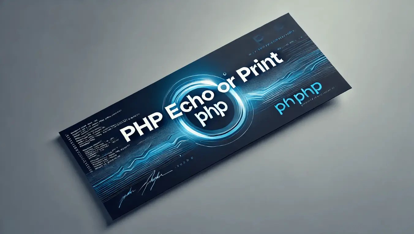 PHP tutorials basic to advance PHP echo or print