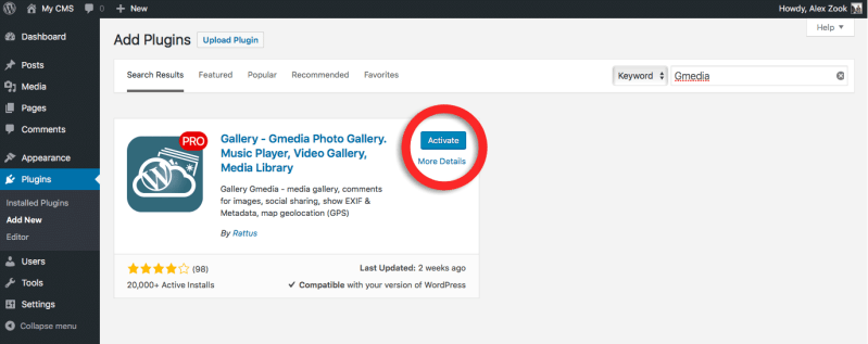Install And Activate Gmedia Wordpress Gallery Plugin Codeasily Com - Ocean Pictures - Professional Retina Collection