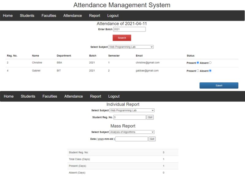 Employee Attendance Record System Using Php Free Source - Best Colorful Designs in 4K