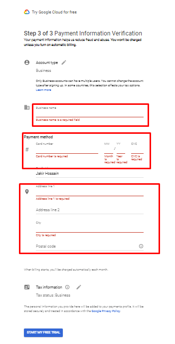 payment method set