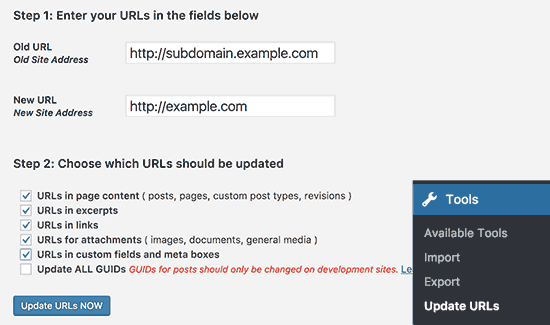 Update URL using Velvet Blues Update URL