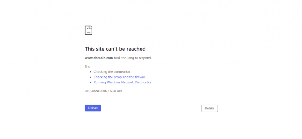 This site can not be reached