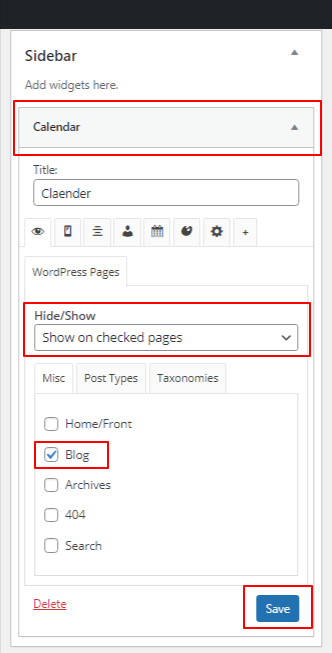 sidebar