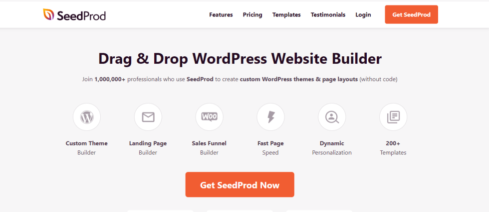 SeedProd page builder